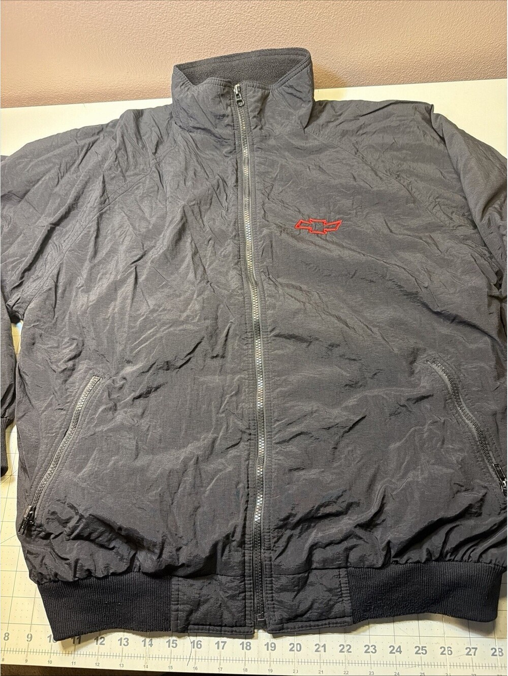 Vintage Chevrolet Black Jacket Men 2XL USA by Port Authority